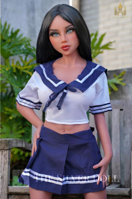 Olivia in school outfit