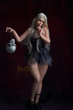 IN STOCK (USA) – Irontech Doll 164cm (5'4 ft) 'Silicone' Bailey in Halloween mood