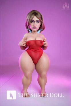 Dolls Castle 120cm (3'9 ft) E-cup 'Silicone' Mini Sex Doll with Huge butt